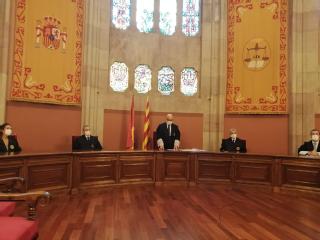 El presidente del TSJ de Cataluña, Jesús M. Barrientos